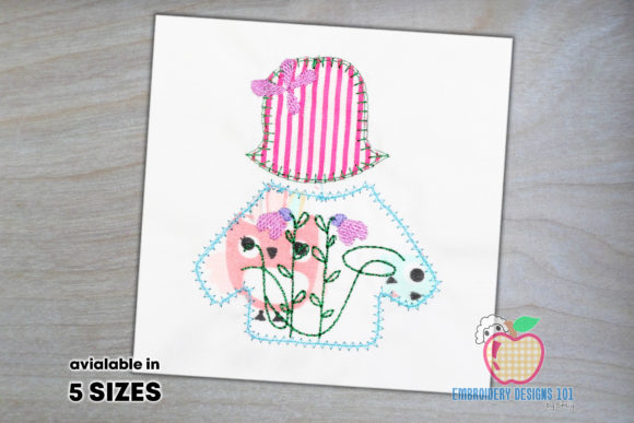 Charming Girl with Hat Applique Review