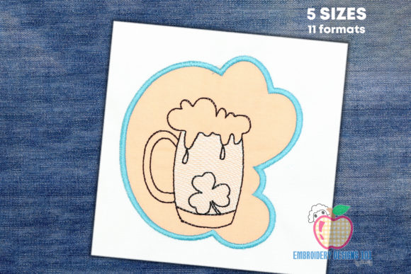 Mug of Beer Applique: A Craft Fair Best Seller?