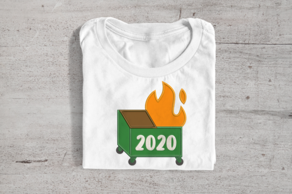 Review: Dumpster Fire Applique for Modern Gifts