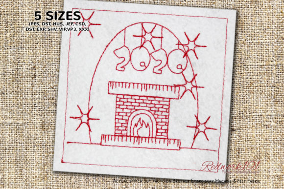 Review: Fireplace with New Year Decoration for Boutique Sweatshirts