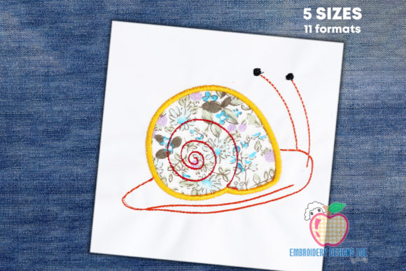 Review: Spiral Snail Walking Slowly Applique for Craft Fairs