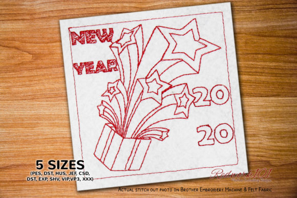 Reviewing 2020 Happy New Year Box Lineart for Etsy