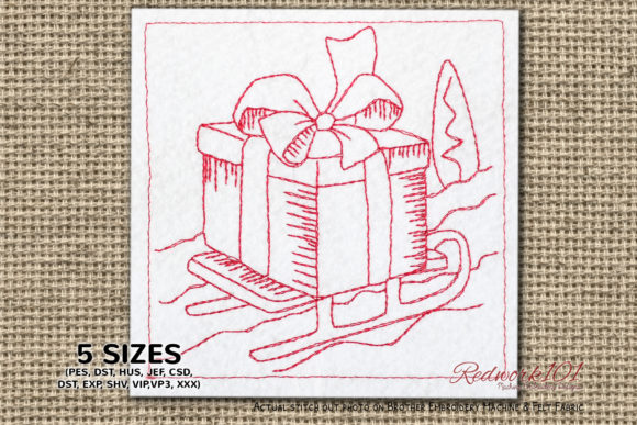 Sleigh Holding a Gift Design: A Holiday Review