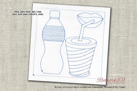 Soda Bottle Machine Embroidery Review