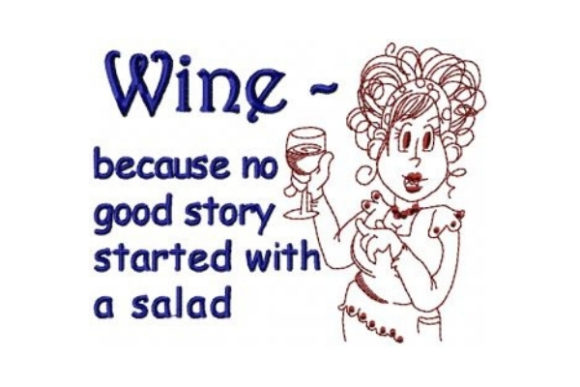 Wine Quote Embroidery Review